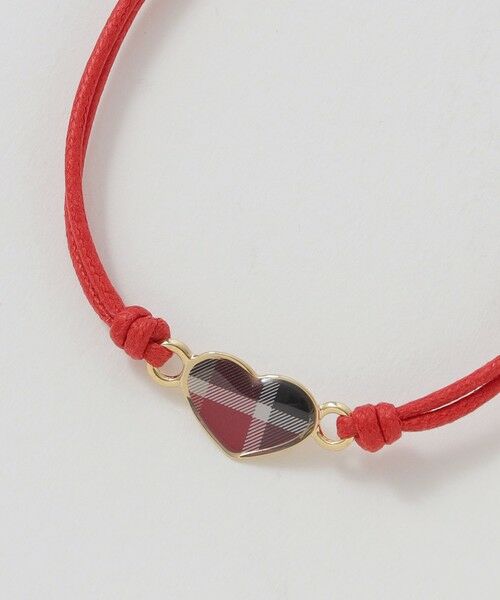 BLUE LABEL / BLACK LABEL CRESTBRIDGE / ブルーレーベル / ブラックレーベル・クレストブリッジ  その他小物 | クレストブリッジチェックハートコードブレスレット | 詳細1
