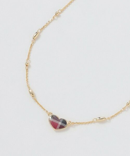 BLUE LABEL / BLACK LABEL CRESTBRIDGE / ブルーレーベル / ブラックレーベル・クレストブリッジ  その他小物 | クレストブリッジチェックハートネックレス | 詳細1