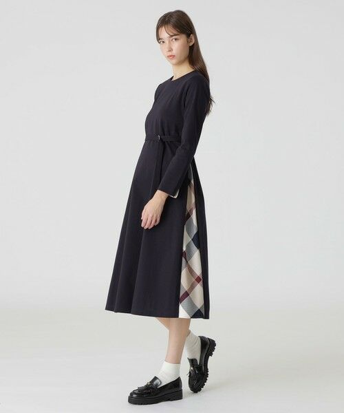 BLUE LABEL / BLACK LABEL CRESTBRIDGE / ブルーレーベル / ブラックレーベル・クレストブリッジ  ドレス | 【一部店舗限定】コンパクトライトポンチドレス（ネイビー3）