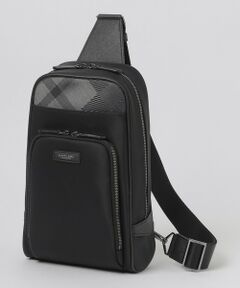 BLUE LABEL / BLACK LABEL CRESTBRIDGE / ブルーレーベル / ブラックレーベル・クレストブリッジ  ショルダーバッグ | ナイロンコンビカルゼシャドークレストブリッジチェックビジネスボディバッグ