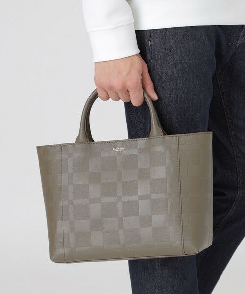 BLUE LABEL / BLACK LABEL CRESTBRIDGE / ブルーレーベル / ブラックレーベル・クレストブリッジ  ショルダーバッグ | エンボスチェックドライビングトート | 詳細7