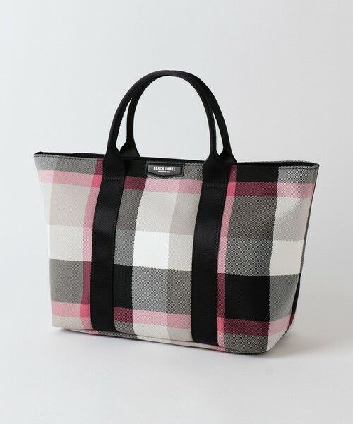 BLUE LABEL / BLACK LABEL CRESTBRIDGE / ブルーレーベル / ブラックレーベル・クレストブリッジ  ショルダーバッグ | クレストブリッジチェックランチトート（ベージュ4）