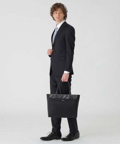 BLUE LABEL / BLACK LABEL CRESTBRIDGE / ブルーレーベル / ブラックレーベル・クレストブリッジ  ショルダーバッグ | ナイロンコンビカルゼシャドークレストブリッジチェックビジネストートバッグ | 詳細2