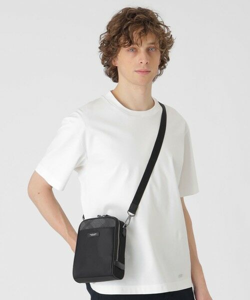 BLUE LABEL / BLACK LABEL CRESTBRIDGE / ブルーレーベル / ブラックレーベル・クレストブリッジ  ショルダーバッグ | ナイロンコンビカルゼシャドークレストブリッジチェックビジネスミニクロスボディバッグ | 詳細1