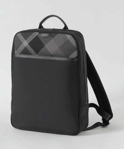 BLUE LABEL / BLACK LABEL CRESTBRIDGE / ブルーレーベル / ブラックレーベル・クレストブリッジ  ショルダーバッグ | ライトウェイトコーデュラバリスティックスマートバックパック（ブラック）
