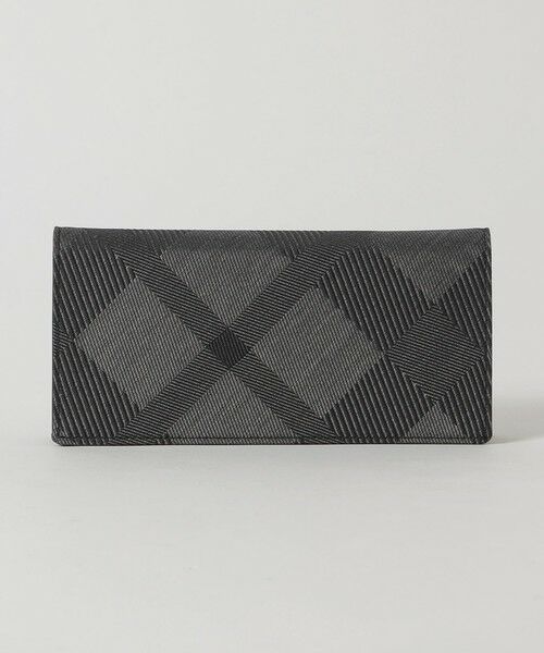 BLUE LABEL / BLACK LABEL CRESTBRIDGE / ブルーレーベル / ブラックレーベル・クレストブリッジ  財布・コインケース・マネークリップ | カルゼシャドークレストブリッジチェックロングウォレット | 詳細1