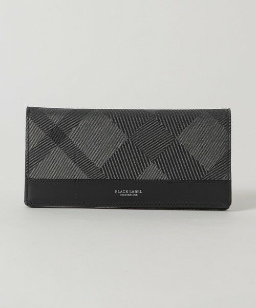 BLUE LABEL / BLACK LABEL CRESTBRIDGE / ブルーレーベル / ブラックレーベル・クレストブリッジ  財布・コインケース・マネークリップ | カルゼシャドークレストブリッジチェックロングウォレット | 詳細5