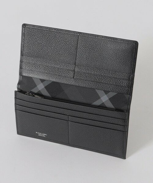 BLUE LABEL / BLACK LABEL CRESTBRIDGE / ブルーレーベル / ブラックレーベル・クレストブリッジ  財布・コインケース・マネークリップ | インサイドクレストブリッジチェックコンビレザーロングウォレット | 詳細4
