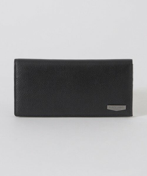 BLUE LABEL / BLACK LABEL CRESTBRIDGE / ブルーレーベル / ブラックレーベル・クレストブリッジ  財布・コインケース・マネークリップ | インサイドクレストブリッジチェックコンビレザーロングウォレット（ブラック）