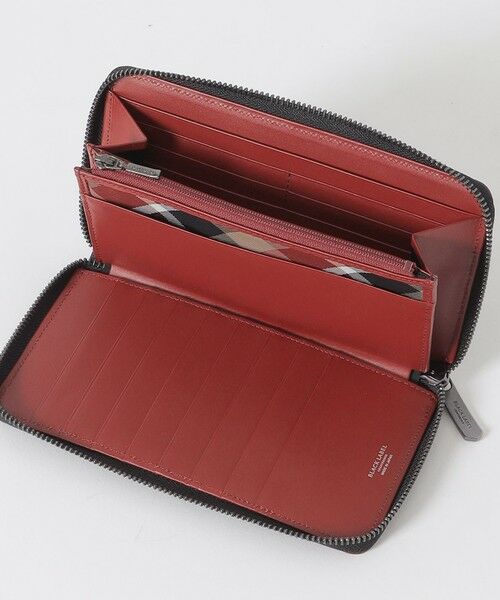 BLUE LABEL / BLACK LABEL CRESTBRIDGE / ブルーレーベル / ブラックレーベル・クレストブリッジ  財布・コインケース・マネークリップ | バイカラークレストブリッジチェックラウンドジップウォレット | 詳細5