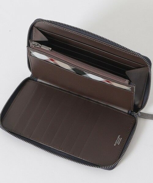 BLUE LABEL / BLACK LABEL CRESTBRIDGE / ブルーレーベル / ブラックレーベル・クレストブリッジ  財布・コインケース・マネークリップ | バイカラークレストブリッジチェックラウンドジップウォレット | 詳細10