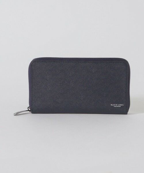 BLUE LABEL / BLACK LABEL CRESTBRIDGE / ブルーレーベル / ブラックレーベル・クレストブリッジ  財布・コインケース・マネークリップ | バイカラークレストブリッジチェックラウンドジップウォレット（ネイビー1）