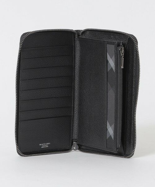 BLUE LABEL / BLACK LABEL CRESTBRIDGE / ブルーレーベル / ブラックレーベル・クレストブリッジ  財布・コインケース・マネークリップ | インサイドクレストブリッジチェックコンビレザーラウンドジップウォレット | 詳細4