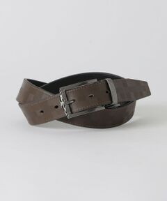 BLUE LABEL / BLACK LABEL CRESTBRIDGE / ブルーレーベル / ブラックレーベル・クレストブリッジ  ベルト・サスペンダー | チェックバックルエンボスクレストブリッジチェックリバーシブルベルト