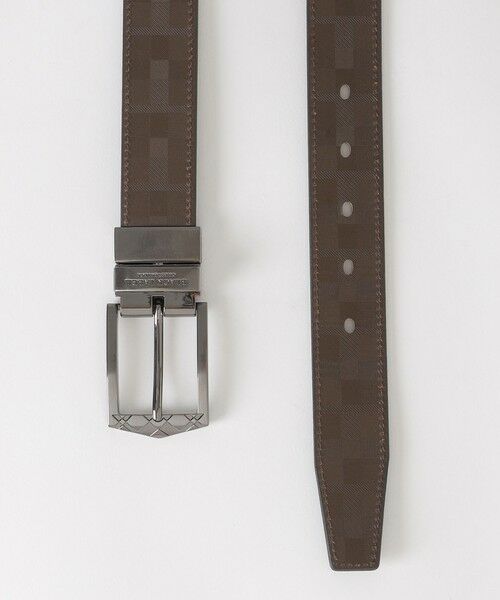 BLUE LABEL / BLACK LABEL CRESTBRIDGE / ブルーレーベル / ブラックレーベル・クレストブリッジ  ベルト・サスペンダー | チェックバックルエンボスクレストブリッジチェックリバーシブルベルト | 詳細6