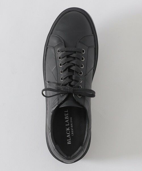 BLUE LABEL / BLACK LABEL CRESTBRIDGE / ブルーレーベル / ブラックレーベル・クレストブリッジ スニーカー | エンボスクレストブリッジチェックレザースニーカー | 詳細4