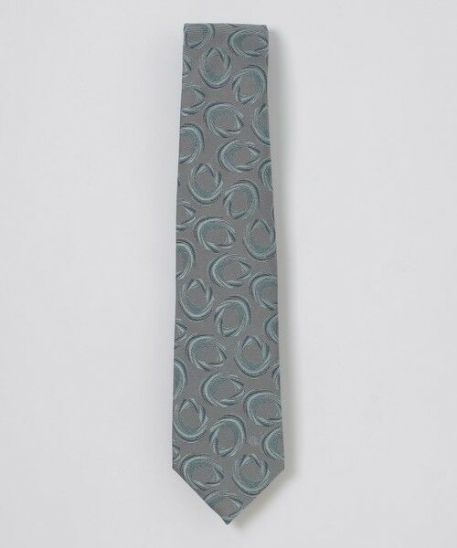 BLUE LABEL / BLACK LABEL CRESTBRIDGE / ブルーレーベル / ブラックレーベル・クレストブリッジ  ネクタイ | ジオメトリックタイ（グレー1）
