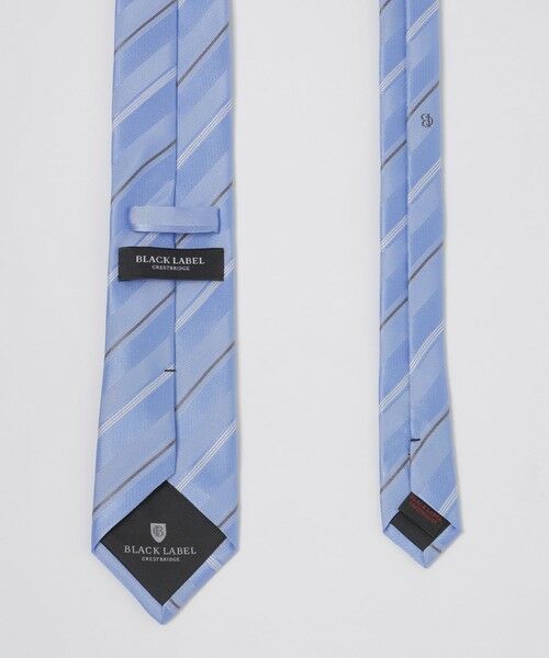 BLUE LABEL / BLACK LABEL CRESTBRIDGE / ブルーレーベル / ブラックレーベル・クレストブリッジ  ネクタイ | サテンカラーレジメンタルタイ | 詳細1
