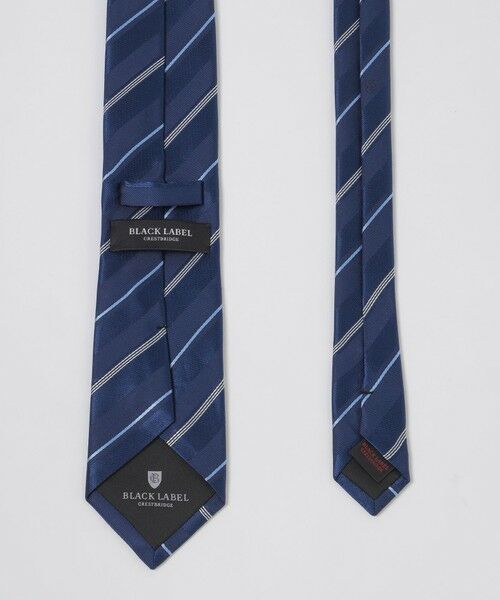 BLUE LABEL / BLACK LABEL CRESTBRIDGE / ブルーレーベル / ブラックレーベル・クレストブリッジ  ネクタイ | サテンカラーレジメンタルタイ | 詳細3