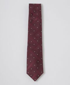 BLUE LABEL / BLACK LABEL CRESTBRIDGE / ブルーレーベル / ブラックレーベル・クレストブリッジ  ネクタイ | サテンドットコンビチェックタイ