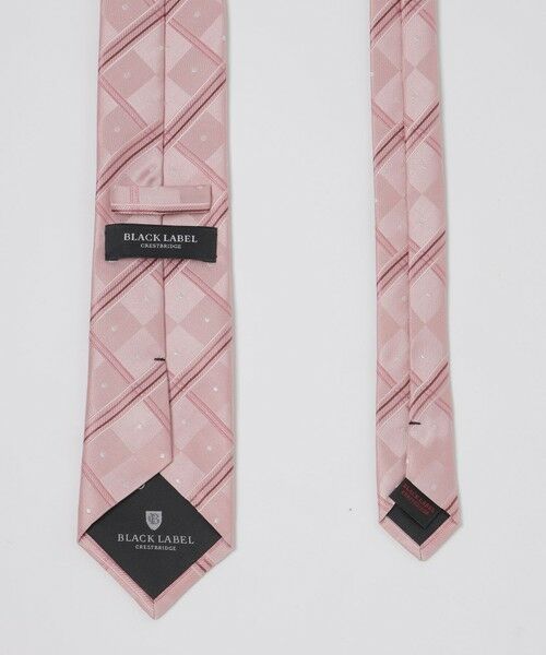 BLUE LABEL / BLACK LABEL CRESTBRIDGE / ブルーレーベル / ブラックレーベル・クレストブリッジ  ネクタイ | サテンドットコンビチェックタイ | 詳細3