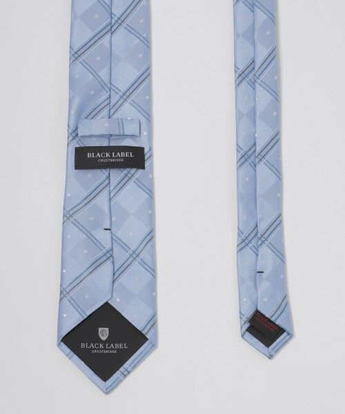 BLUE LABEL / BLACK LABEL CRESTBRIDGE / ブルーレーベル / ブラックレーベル・クレストブリッジ  ネクタイ | サテンドットコンビチェックタイ | 詳細7