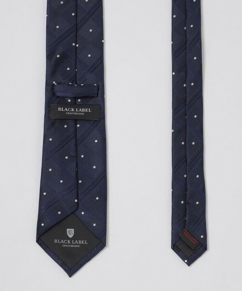 BLUE LABEL / BLACK LABEL CRESTBRIDGE / ブルーレーベル / ブラックレーベル・クレストブリッジ  ネクタイ | サテンドットコンビチェックタイ | 詳細9