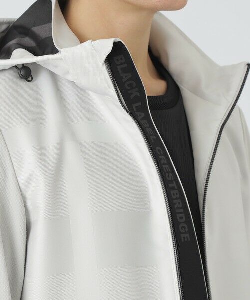 BLUE LABEL / BLACK LABEL CRESTBRIDGE / ブルーレーベル / ブラックレーベル・クレストブリッジ  その他アウター | 【BLACK lab.】シャドーチェックハイブリッドパーカー | 詳細7