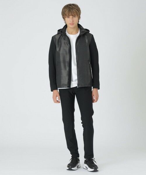BLUE LABEL / BLACK LABEL CRESTBRIDGE / ブルーレーベル / ブラックレーベル・クレストブリッジ  その他アウター | 【BLACK lab.】シャドーチェックハイブリッドパーカー | 詳細11