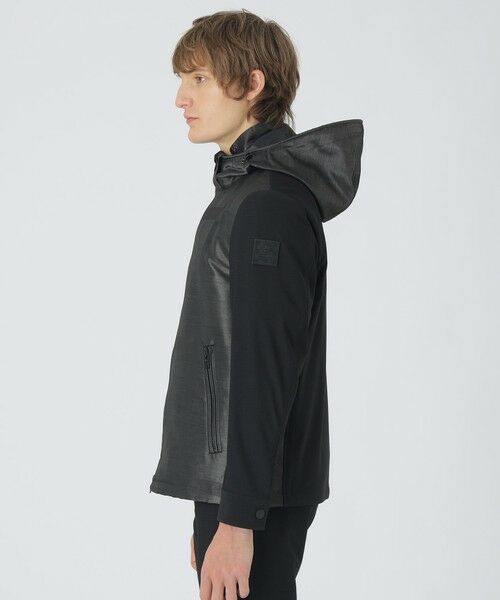 BLUE LABEL / BLACK LABEL CRESTBRIDGE / ブルーレーベル / ブラックレーベル・クレストブリッジ  その他アウター | 【BLACK lab.】シャドーチェックハイブリッドパーカー | 詳細13