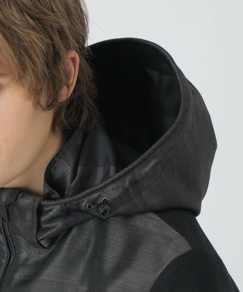 BLUE LABEL / BLACK LABEL CRESTBRIDGE / ブルーレーベル / ブラックレーベル・クレストブリッジ  その他アウター | 【BLACK lab.】シャドーチェックハイブリッドパーカー | 詳細15