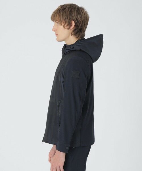 BLUE LABEL / BLACK LABEL CRESTBRIDGE / ブルーレーベル / ブラックレーベル・クレストブリッジ  その他アウター | 【BLACK lab.】シャドーチェックハイブリッドパーカー | 詳細23