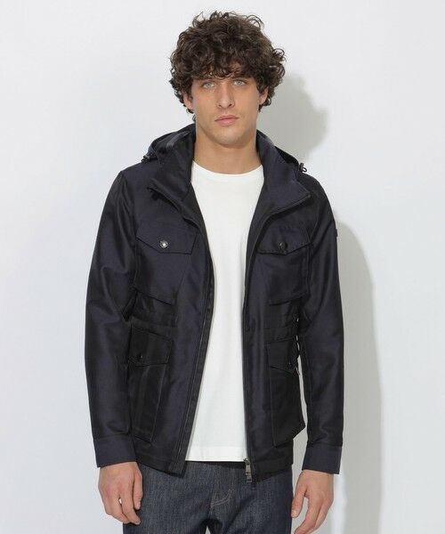 BLUE LABEL / BLACK LABEL CRESTBRIDGE / ブルーレーベル / ブラックレーベル・クレストブリッジ  その他アウター | 【WEB限定】シャドーチェックM65パーカー（ネイビー1）