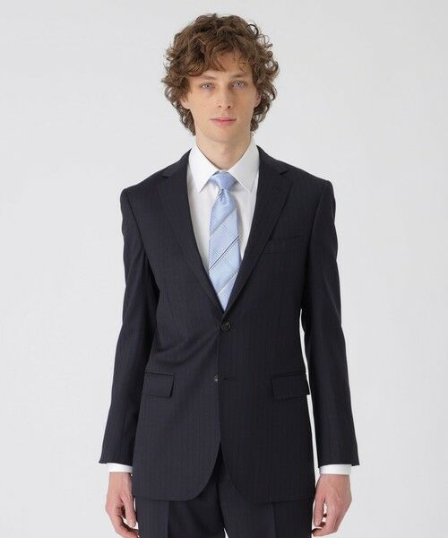 BLUE LABEL / BLACK LABEL CRESTBRIDGE / ブルーレーベル / ブラックレーベル・クレストブリッジ  セットアップ | トーナルブルーストライプネイビースーツ（ネイビー1）