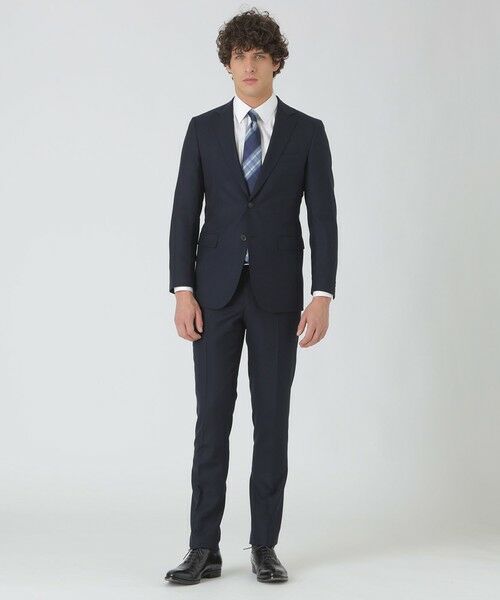 BLUE LABEL / BLACK LABEL CRESTBRIDGE / ブルーレーベル / ブラックレーベル・クレストブリッジ  セットアップ | プレミアムネイビーソリッドスーツ | 詳細1