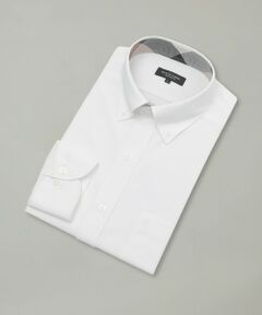 トリコットソリッドボタンダウンシャツ