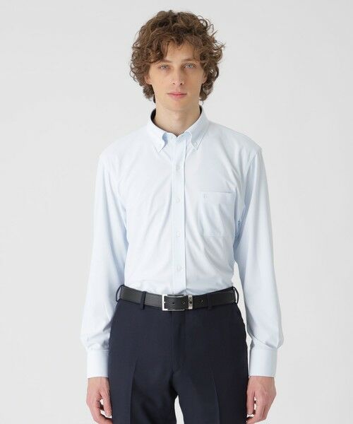 BLUE LABEL / BLACK LABEL CRESTBRIDGE / ブルーレーベル / ブラックレーベル・クレストブリッジ  シャツ・ブラウス | トリコットソリッドボタンダウンシャツ | 詳細6