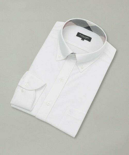BLUE LABEL / BLACK LABEL CRESTBRIDGE / ブルーレーベル / ブラックレーベル・クレストブリッジ  シャツ・ブラウス | トリコットジャージーボタンダウンシャツ（ホワイト）