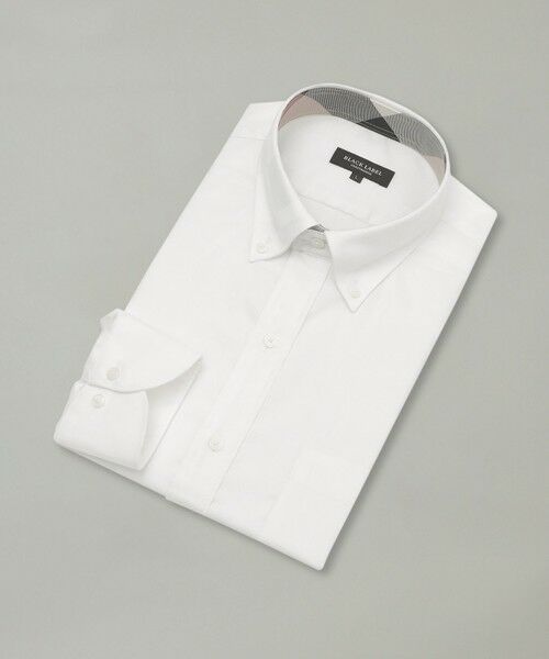 BLUE LABEL / BLACK LABEL CRESTBRIDGE / ブルーレーベル / ブラックレーベル・クレストブリッジ  シャツ・ブラウス | ハーフスケールシャドークレストブリッジチェックボタンダウンシャツ（ホワイト）