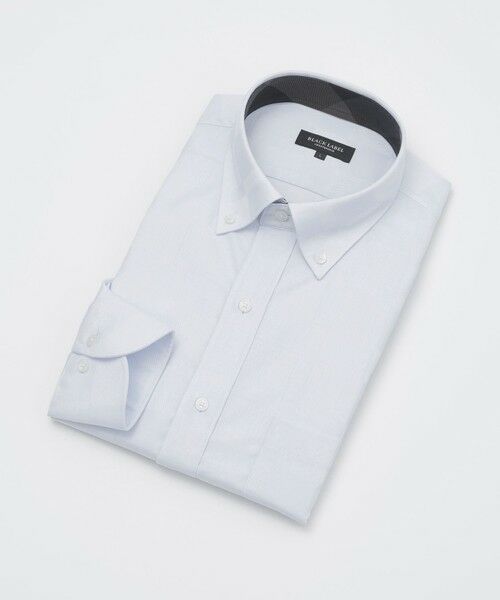 BLUE LABEL / BLACK LABEL CRESTBRIDGE / ブルーレーベル / ブラックレーベル・クレストブリッジ  シャツ・ブラウス | ハーフスケールシャドークレストブリッジチェックボタンダウンシャツ（ライトブルー3）
