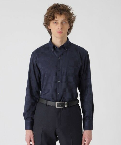 BLUE LABEL / BLACK LABEL CRESTBRIDGE / ブルーレーベル / ブラックレーベル・クレストブリッジ  シャツ・ブラウス | ハーフスケールシャドークレストブリッジチェックボタンダウンシャツ | 詳細9