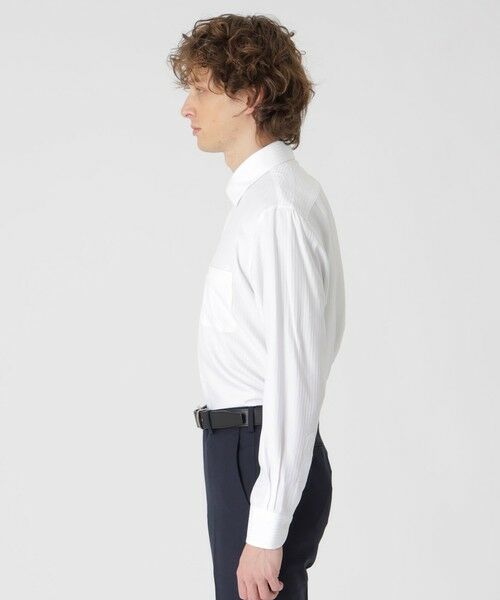 BLUE LABEL / BLACK LABEL CRESTBRIDGE / ブルーレーベル / ブラックレーベル・クレストブリッジ  シャツ・ブラウス | シャドーストライプセミワイドカラーシャツ | 詳細2