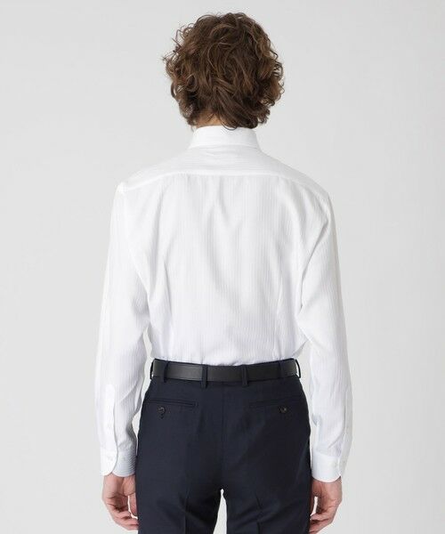 BLUE LABEL / BLACK LABEL CRESTBRIDGE / ブルーレーベル / ブラックレーベル・クレストブリッジ  シャツ・ブラウス | シャドーストライプセミワイドカラーシャツ | 詳細3