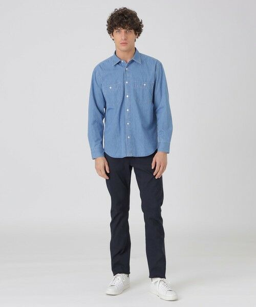 BLUE LABEL / BLACK LABEL CRESTBRIDGE / ブルーレーベル / ブラックレーベル・クレストブリッジ  シャツ・ブラウス | ガーメントウォッシュデニムシャツ | 詳細1