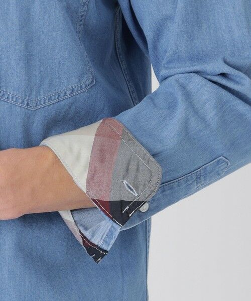 BLUE LABEL / BLACK LABEL CRESTBRIDGE / ブルーレーベル / ブラックレーベル・クレストブリッジ シャツ・ブラウス | ガーメントウォッシュデニムシャツ | 詳細4