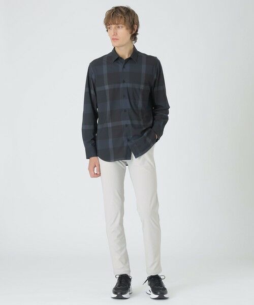 BLUE LABEL / BLACK LABEL CRESTBRIDGE / ブルーレーベル / ブラックレーベル・クレストブリッジ  シャツ・ブラウス | 【BLACK lab.】ハイストレッチトリコットチェックシャツ | 詳細5