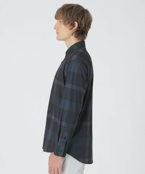 BLUE LABEL / BLACK LABEL CRESTBRIDGE / ブルーレーベル / ブラックレーベル・クレストブリッジ  シャツ・ブラウス | 【BLACK lab.】ハイストレッチトリコットチェックシャツ | 詳細6