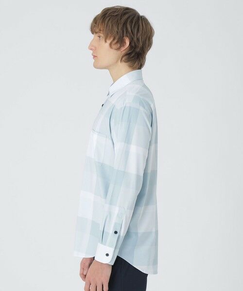 BLUE LABEL / BLACK LABEL CRESTBRIDGE / ブルーレーベル / ブラックレーベル・クレストブリッジ  シャツ・ブラウス | 【BLACK lab.】ハイストレッチトリコットチェックシャツ | 詳細10