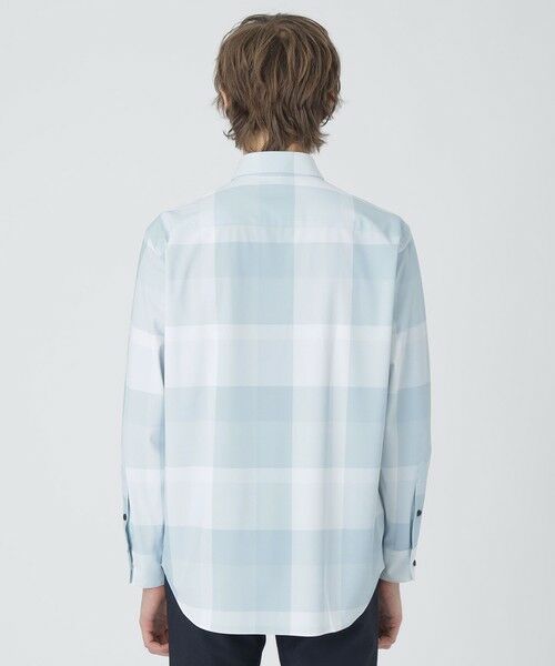 BLUE LABEL / BLACK LABEL CRESTBRIDGE / ブルーレーベル / ブラックレーベル・クレストブリッジ  シャツ・ブラウス | 【BLACK lab.】ハイストレッチトリコットチェックシャツ | 詳細11