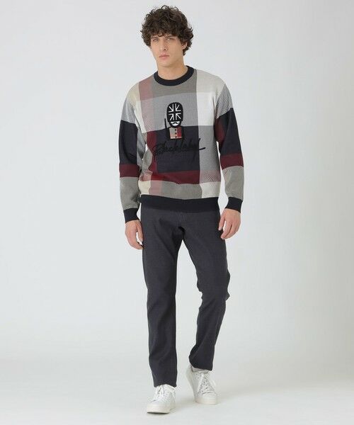BLUE LABEL / BLACK LABEL CRESTBRIDGE / ブルーレーベル / ブラックレーベル・クレストブリッジ ニット・セーター | ガーズマンクレストブリッジチェックニット | 詳細6